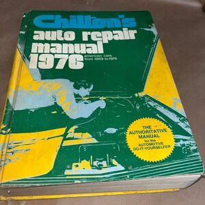 Chilton American Cars 1969 to 1976 Auto Repair Manual Maintenance Service Guide